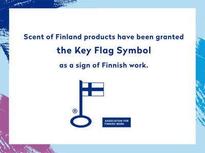 Scent of Finland Oy :lle on myönnetty Avainlippu -merkki.